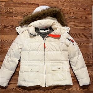 Marc New York Women’s M Puffer Jacket with Faux Fur Hood